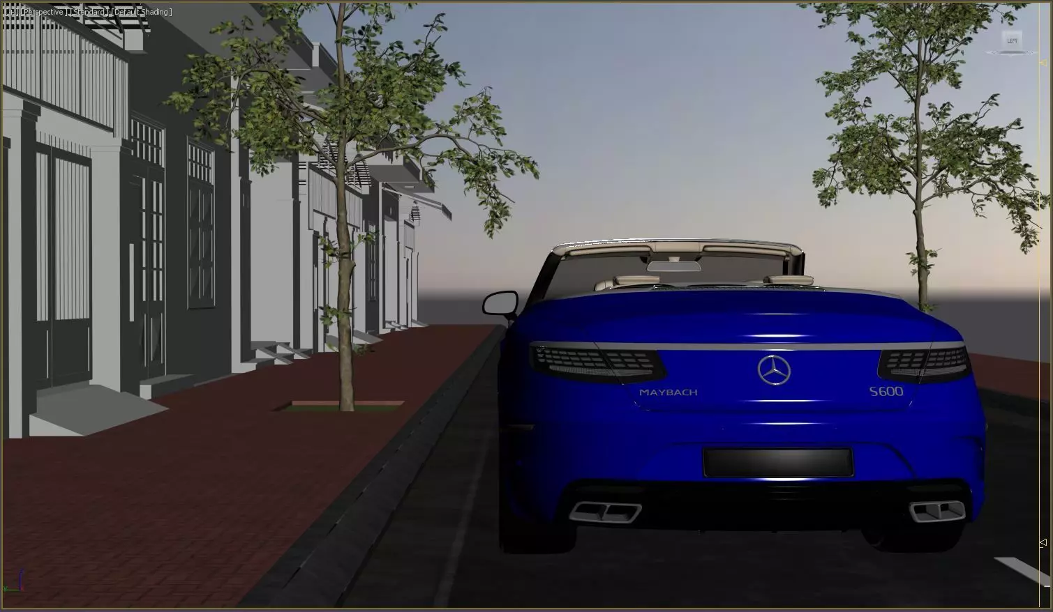 Mercedes Maybach Coupe Cabriolet 3D print model_20