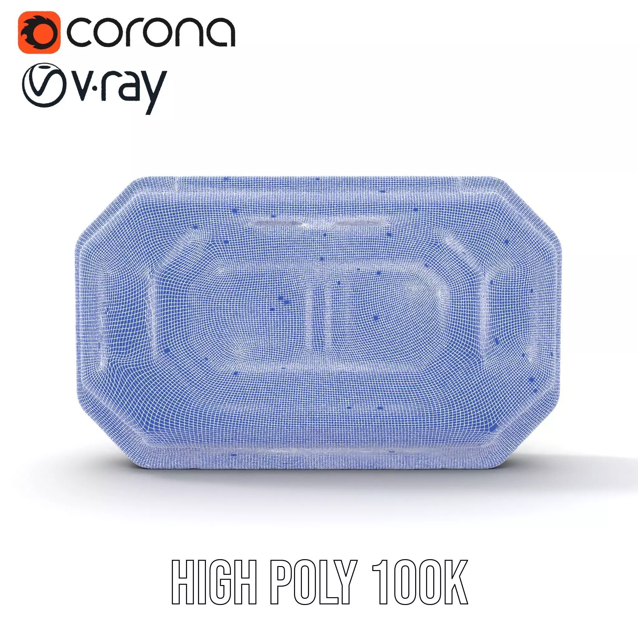 Futuristic Control Panel Model Pack with Interactive Displays Low-poly 3D model_33