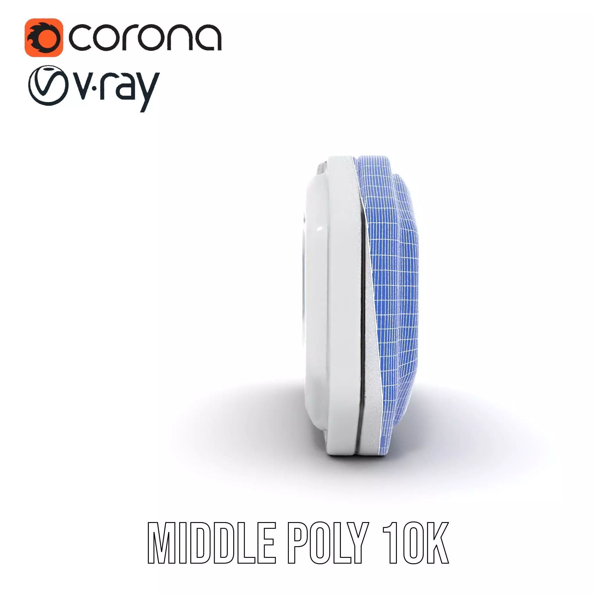 Futuristic Control Panel Model Pack with Interactive Displays Low-poly 3D model_29