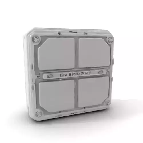 Futuristic Storage Container Model Pack Low-poly 3D model