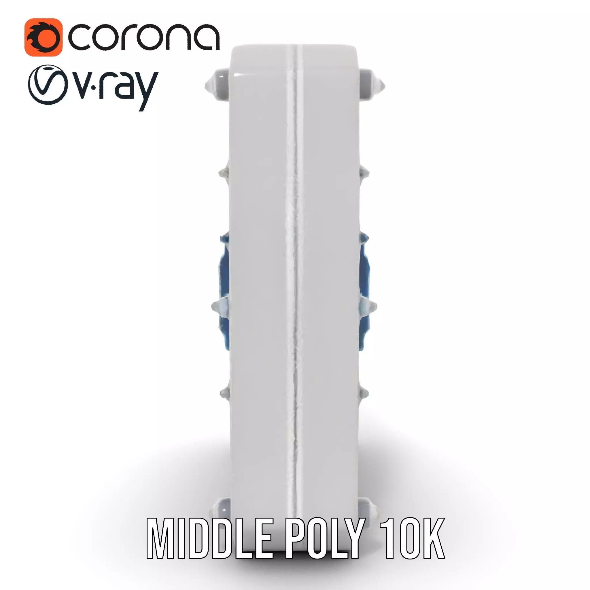 SciFi Door Model Pack with LED Accents Low-poly 3D model_18