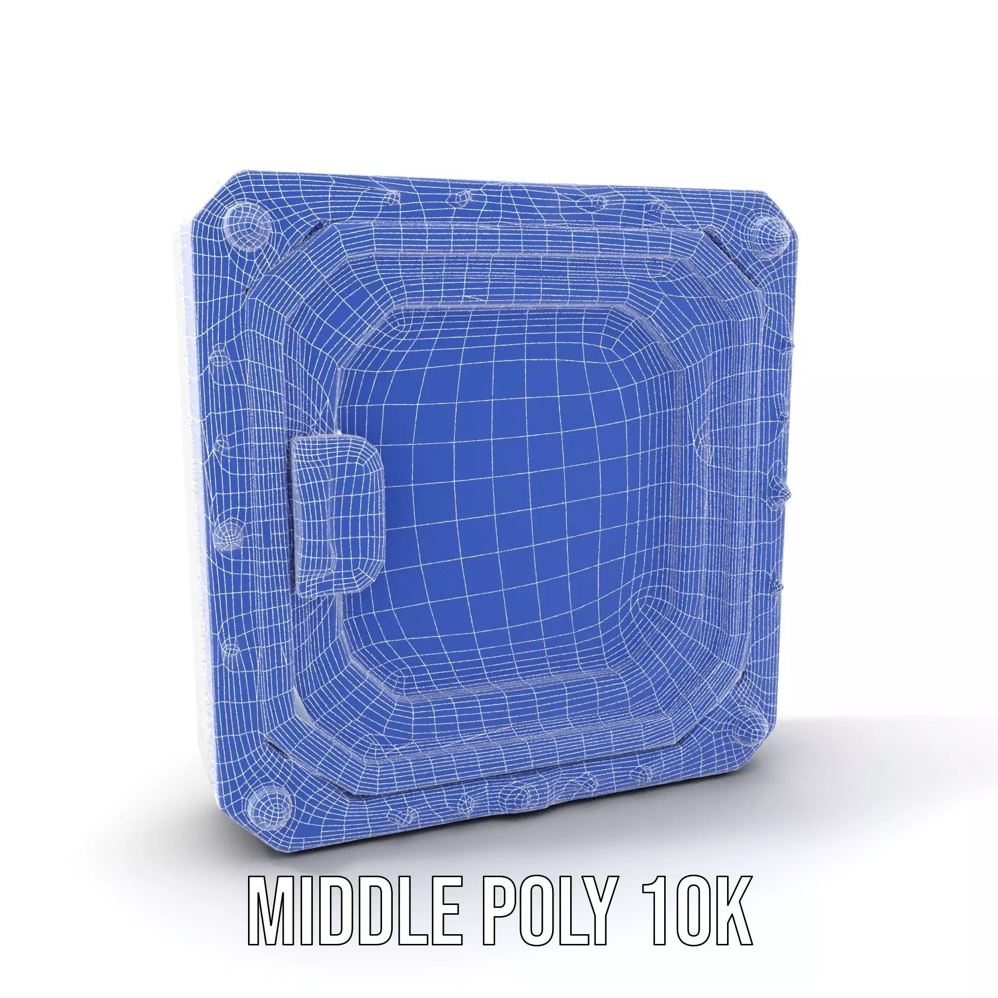 SciFi Door Model Pack with LED Accents Low-poly 3D model_13