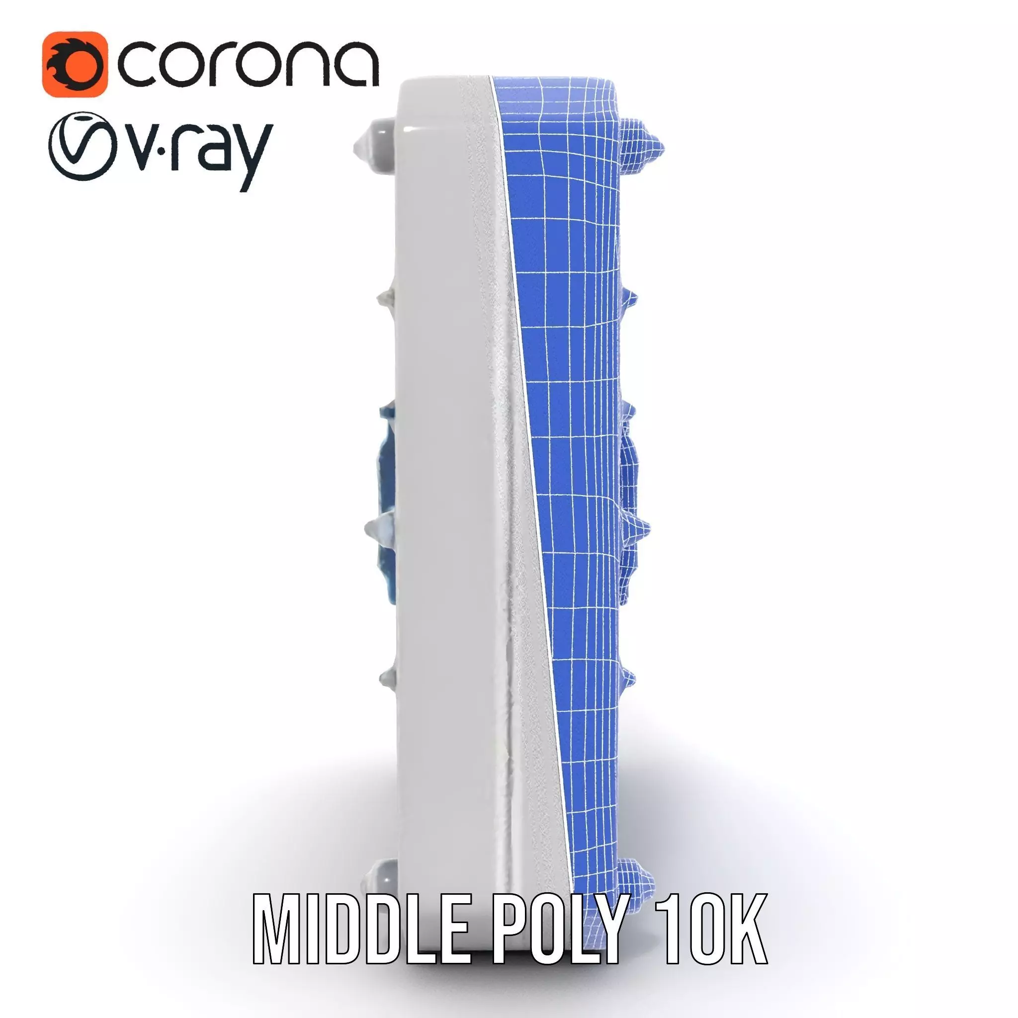 SciFi Door Model Pack with LED Accents Low-poly 3D model_21