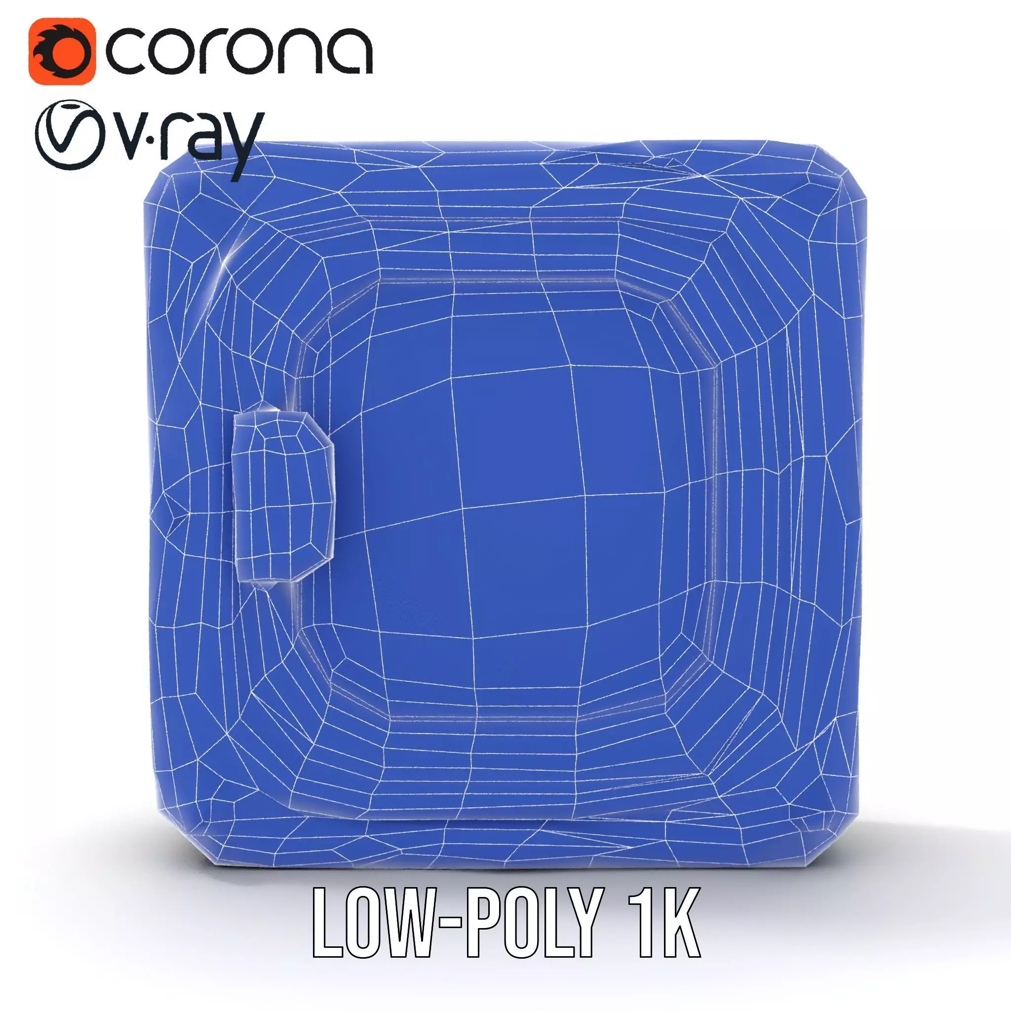 SciFi Door Model Pack with LED Accents Low-poly 3D model_31