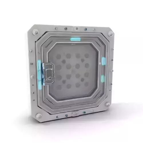 SciFi Door Model Pack with LED Accents