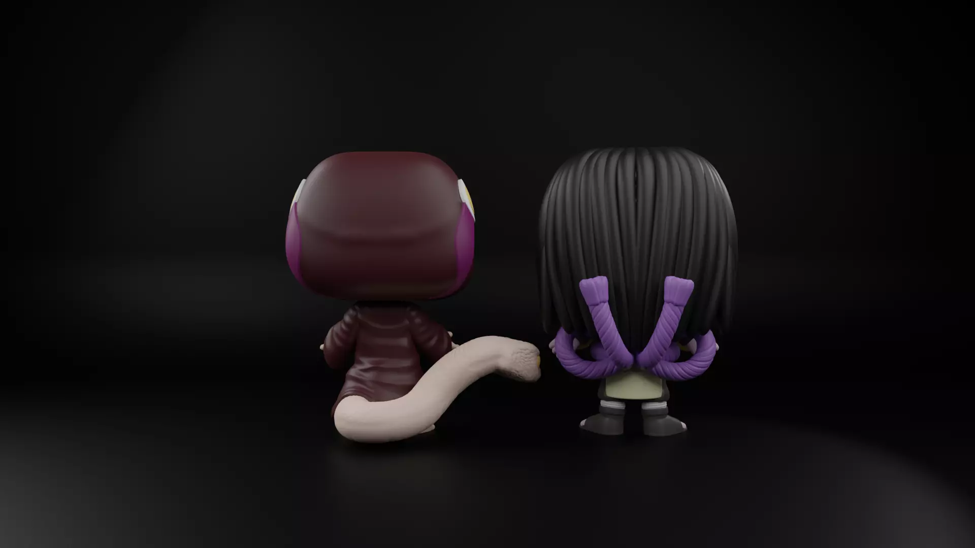 Orochimaru and Kabuto Funko Pops from naruto 3D print model_11