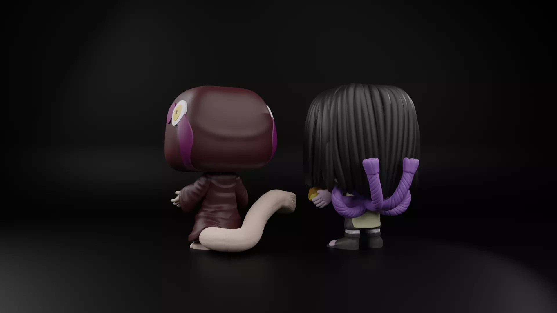 Orochimaru and Kabuto Funko Pops from naruto 3D print model_12