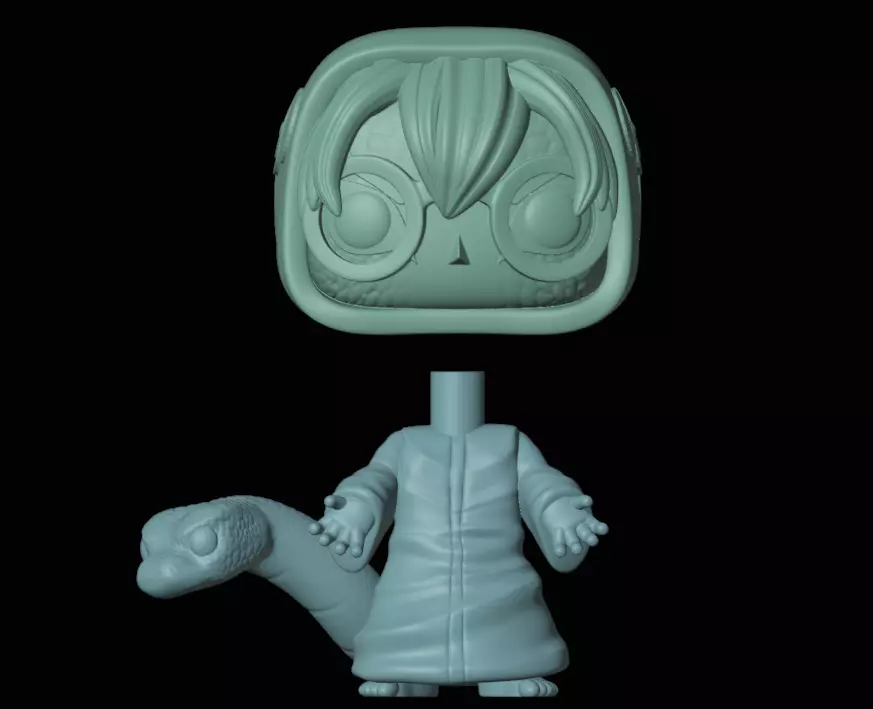 Orochimaru and Kabuto Funko Pops from naruto 3D print model_2