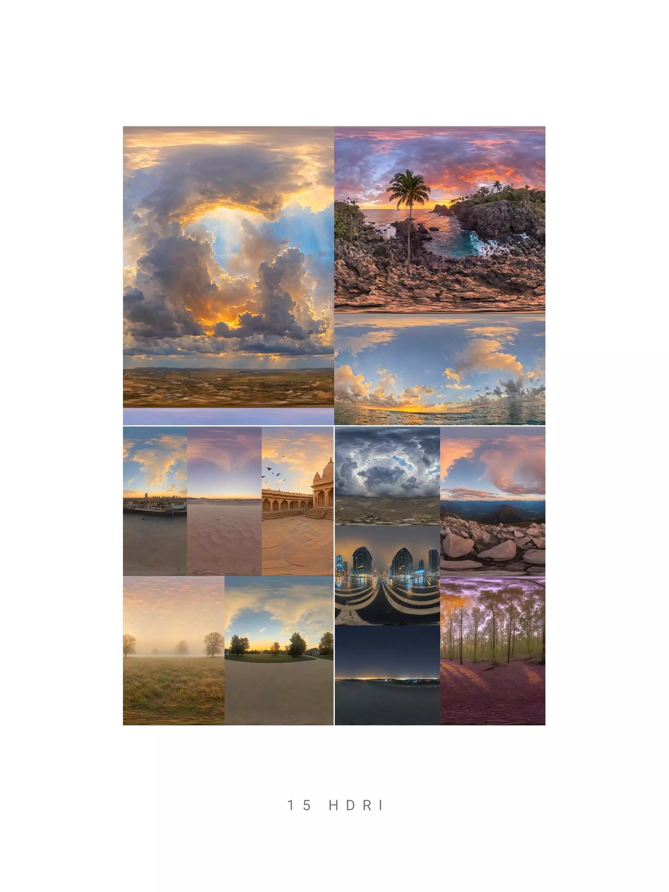 8K Evening HDRI Sky Environment Pack for Render Engines Texture_0