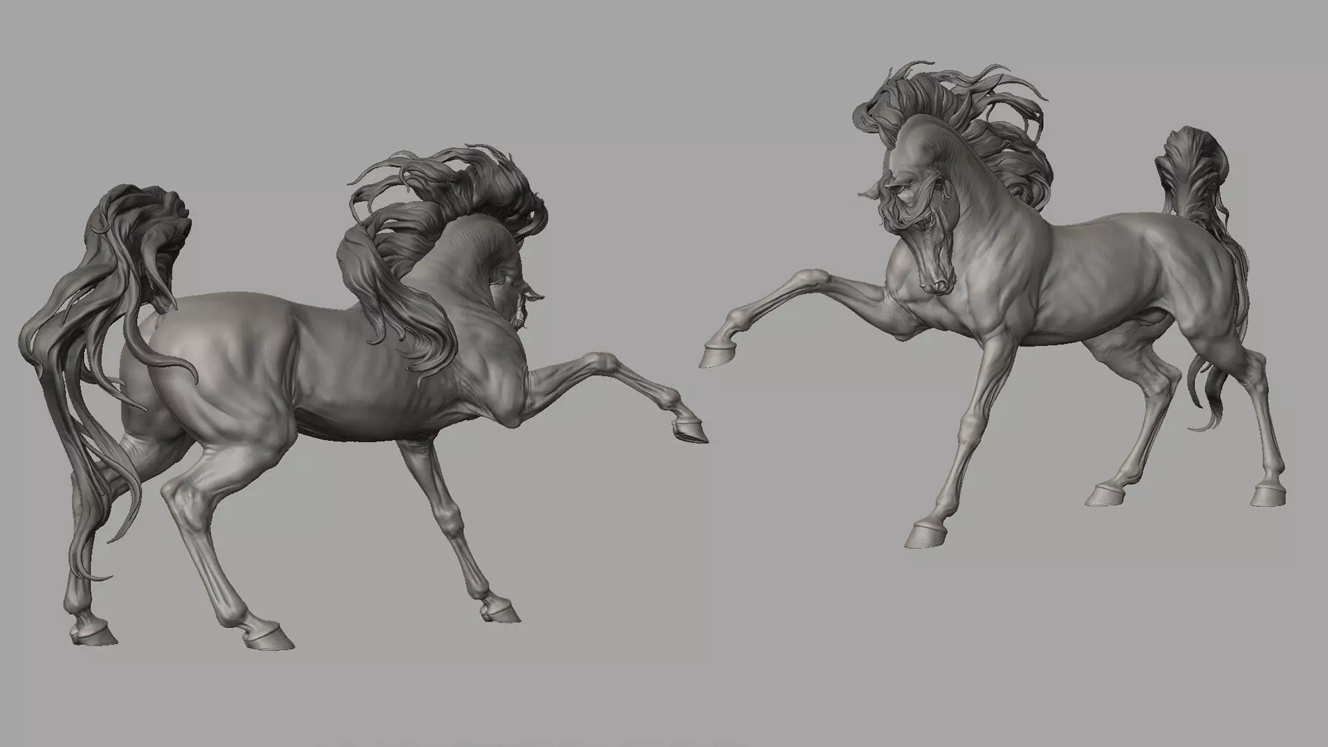 Arabian horse - 3D Sculpting 3D print model_18