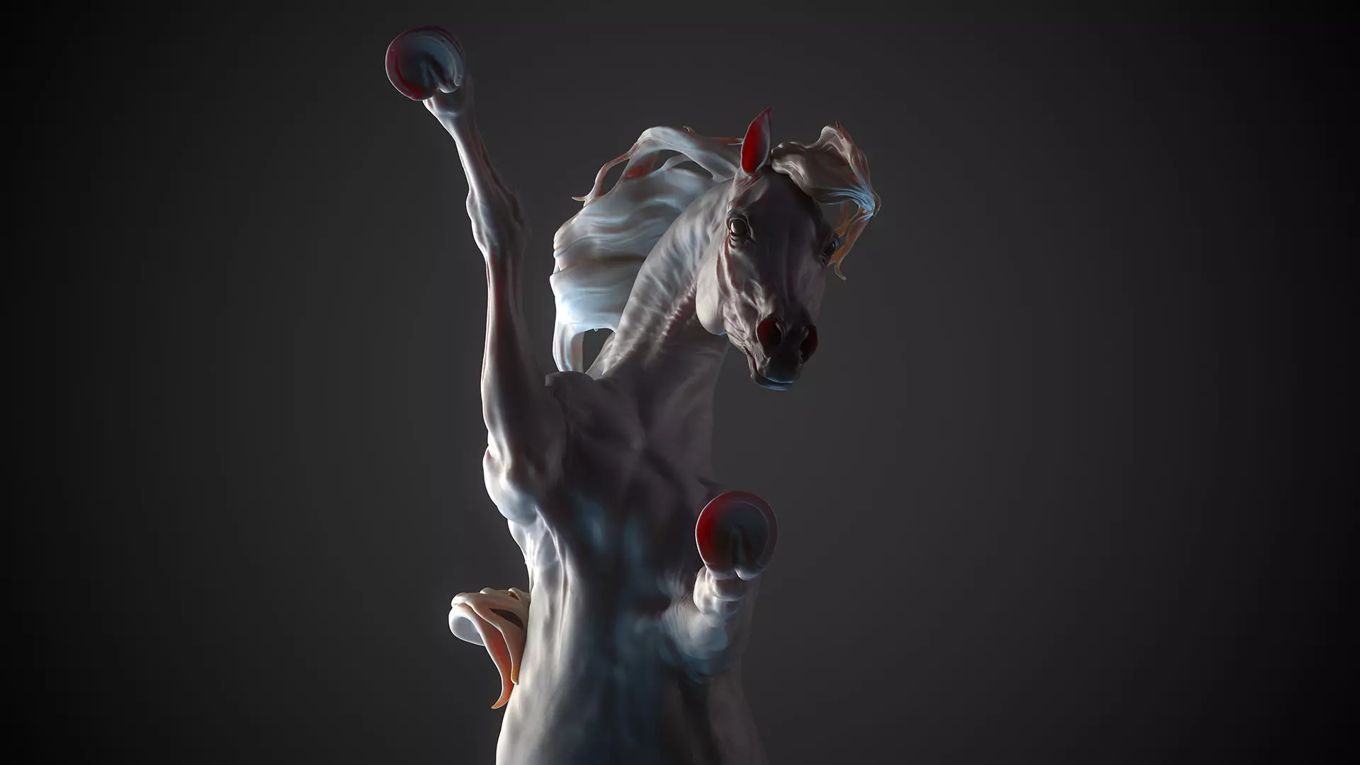 Arabian horse - 3D Sculpting 3D print model_6