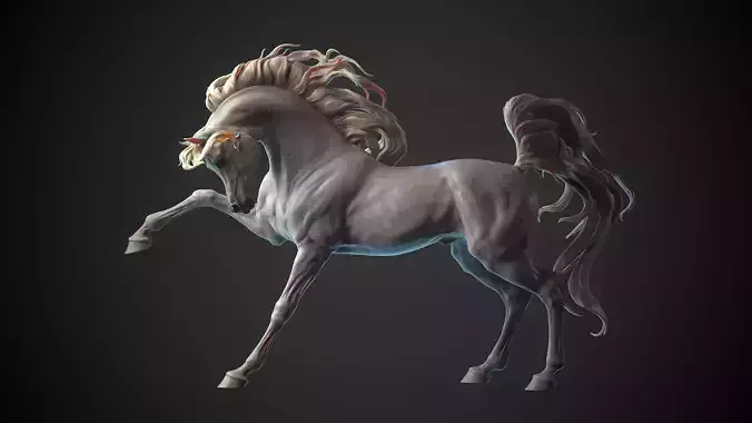 Arabian horse  -  3D Sculpting 3D print model