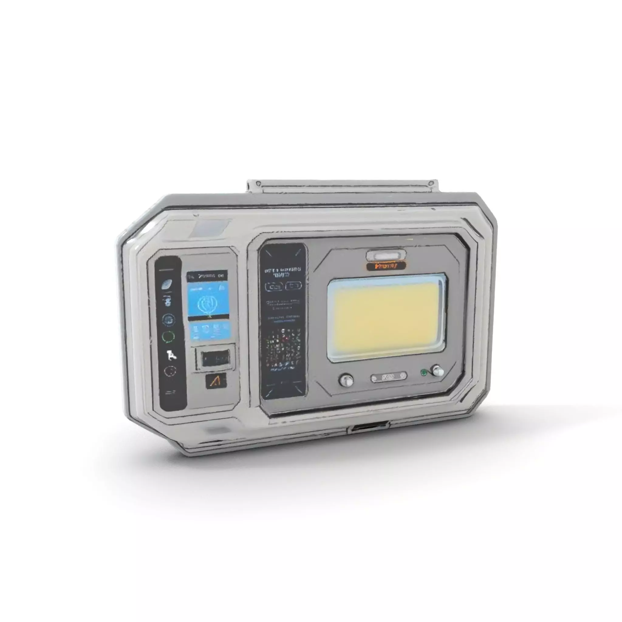 Futuristic Control Panel Display model pack Low-poly 3D model_6