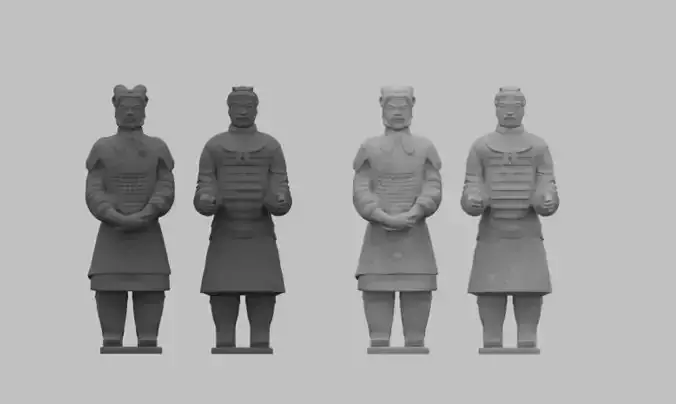 Terra-Cotta Warriors 3D model
