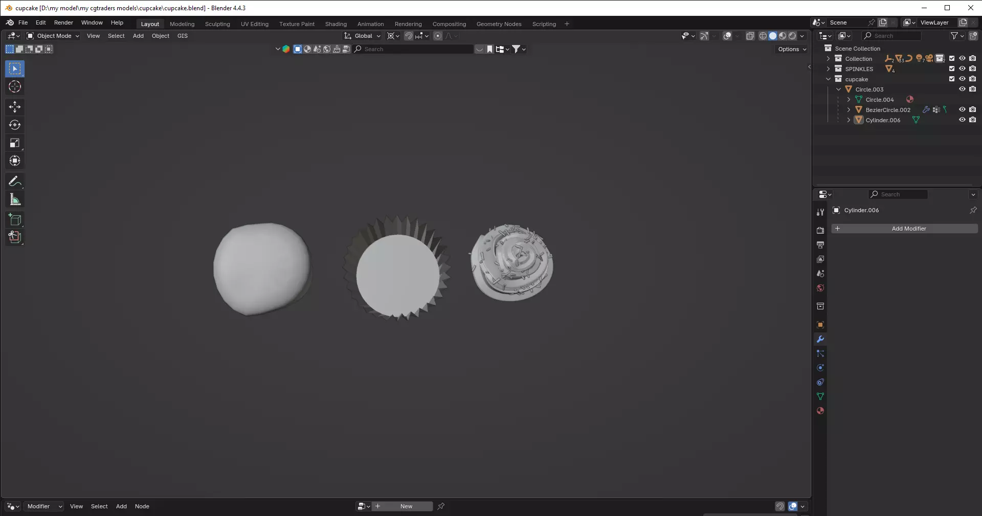 Realistic Cupcake 3D Model  3D model_20