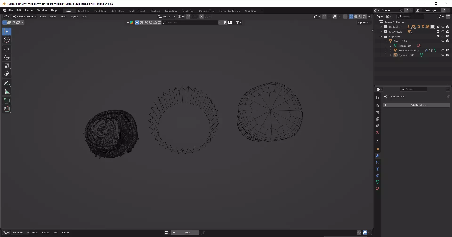 Realistic Cupcake 3D Model  3D model_15