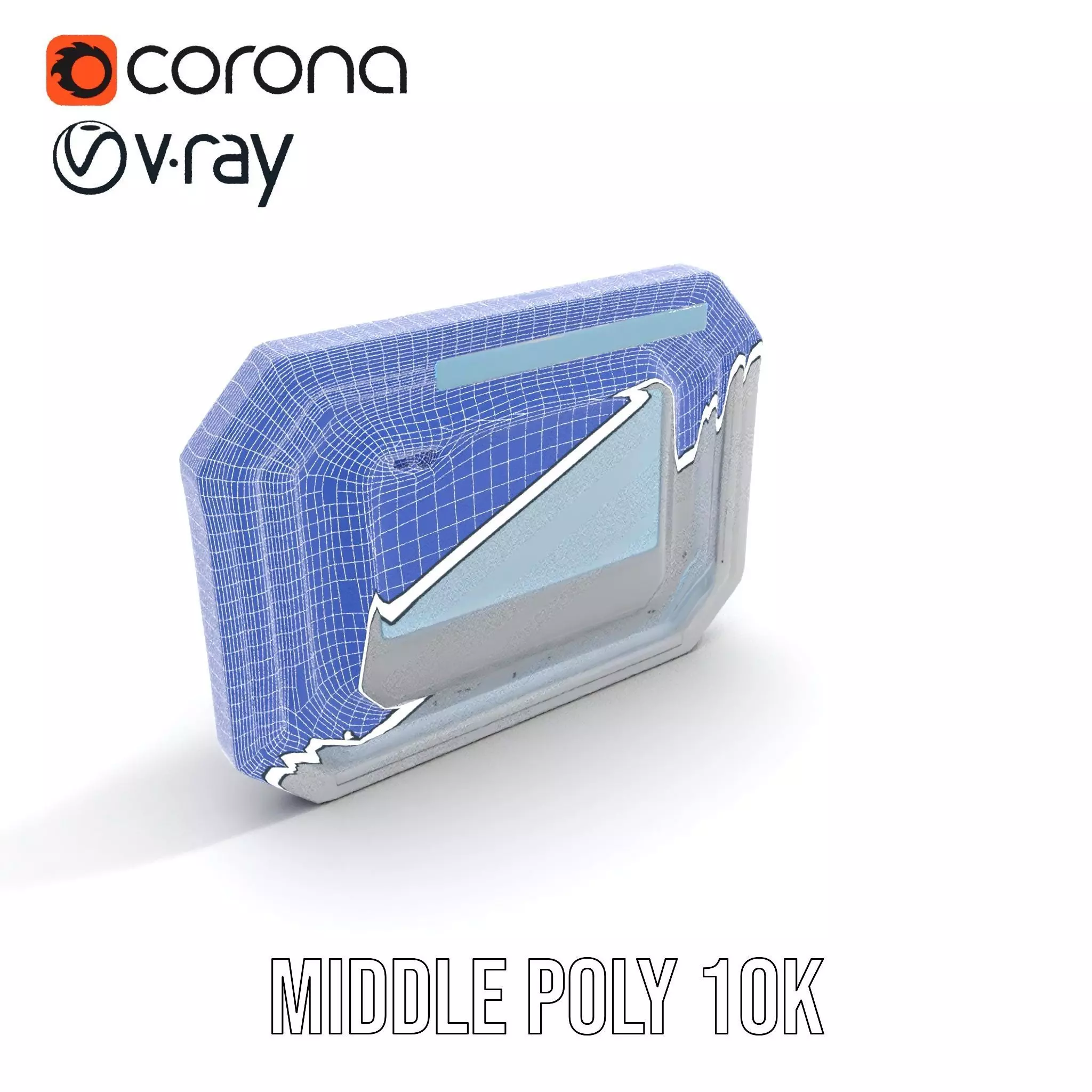 Futuristic Control Panel model pack for SciFi Environments Low-poly 3D model_19