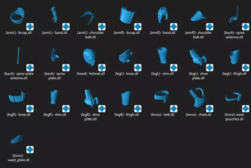 Terror Trooper Custom One12 Scale STL Files 3D print model_6