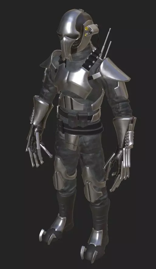 Terror Trooper Custom One12 Scale STL Files 3D print model_4