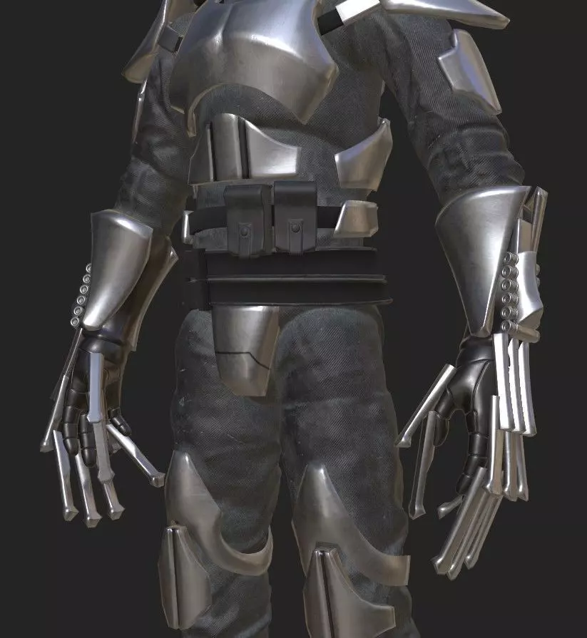 Terror Trooper Custom One12 Scale STL Files 3D print model_2