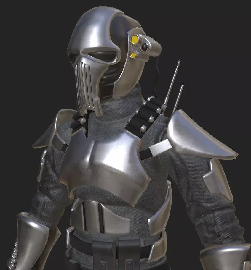 Terror Trooper Custom One12 Scale STL Files 3D print model_1