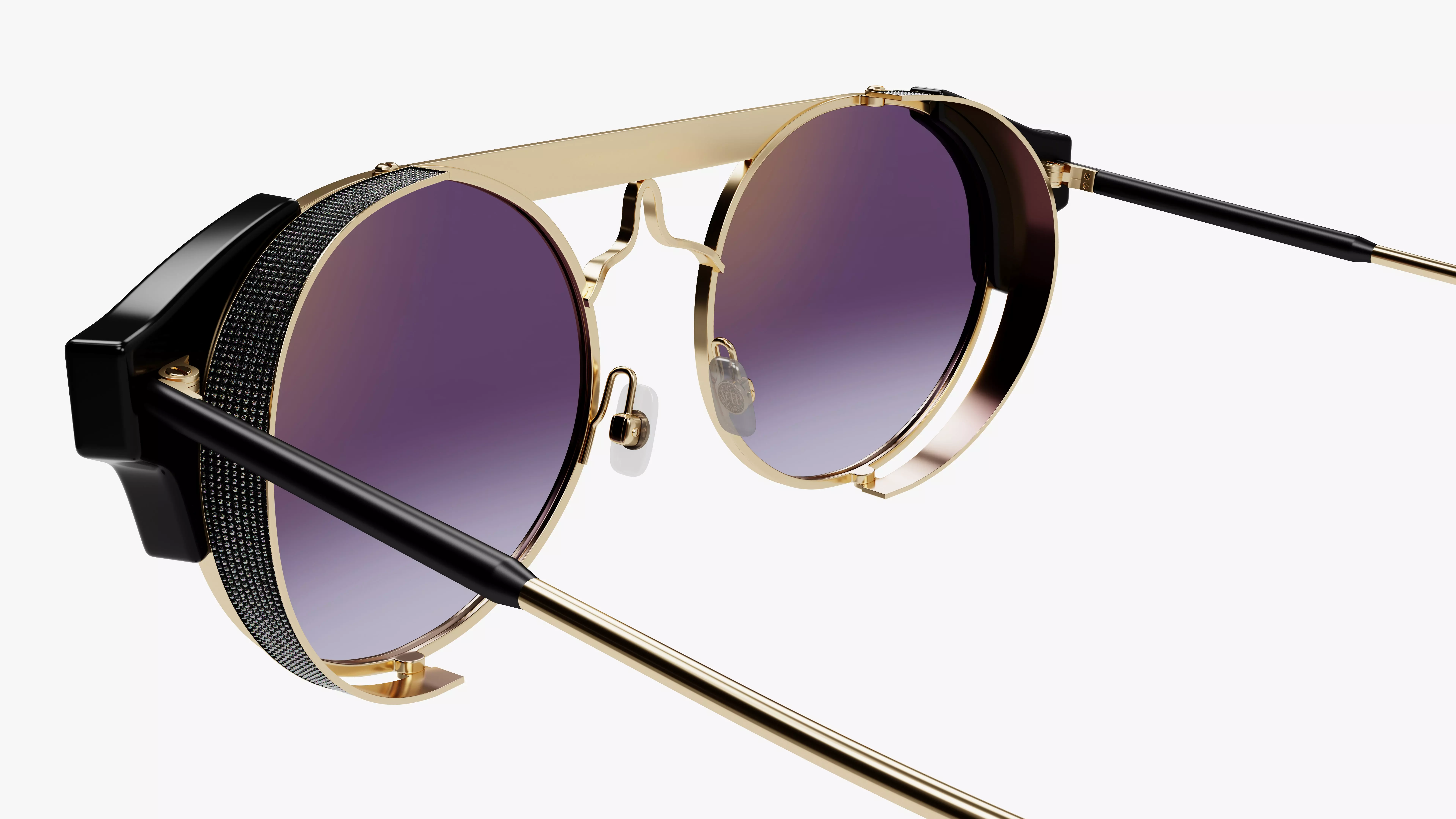 Luxury Sunglasses  - 4 Metal Variants - PBR  3D model_2