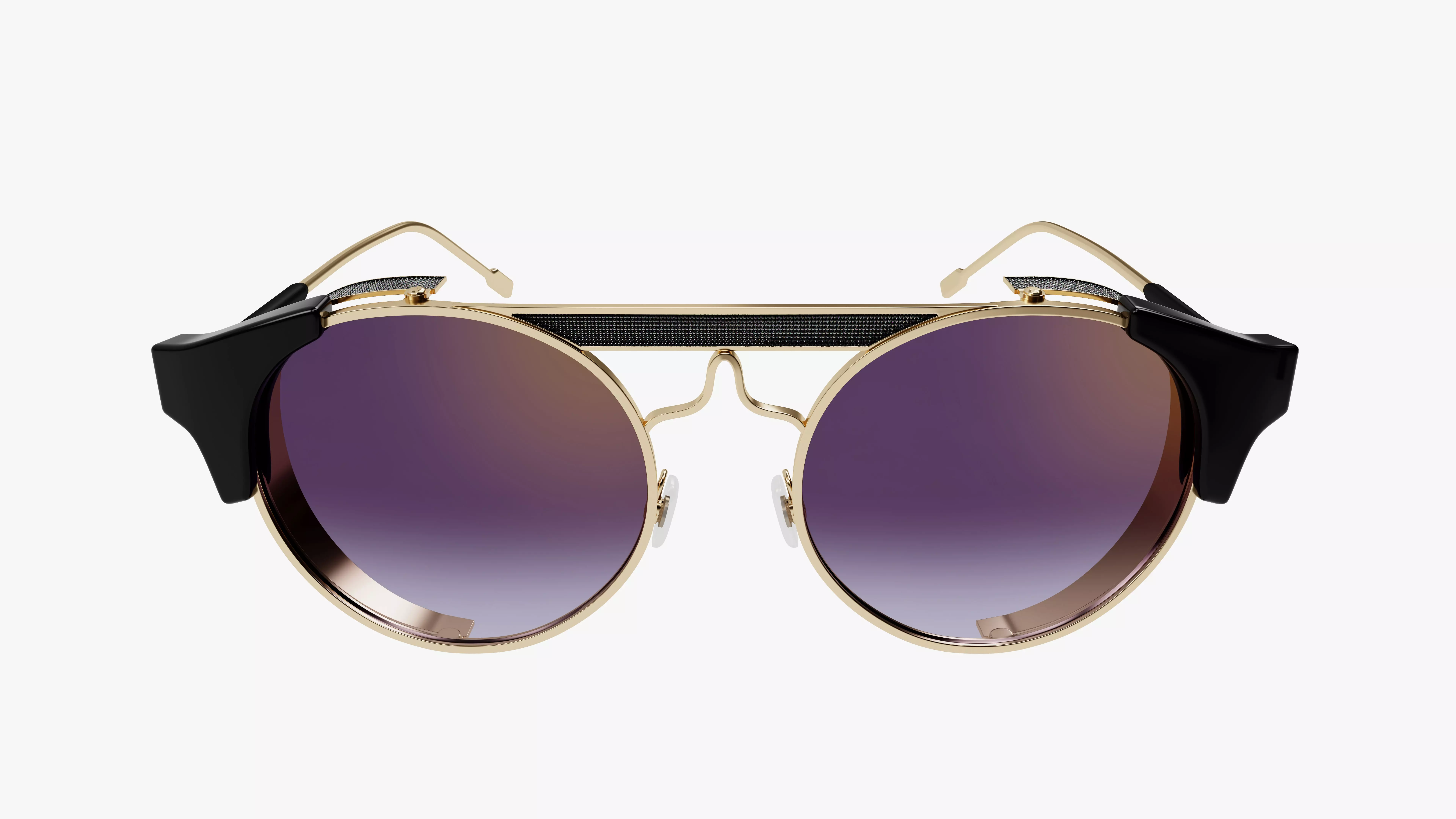 Luxury Sunglasses  - 4 Metal Variants - PBR  3D model_11