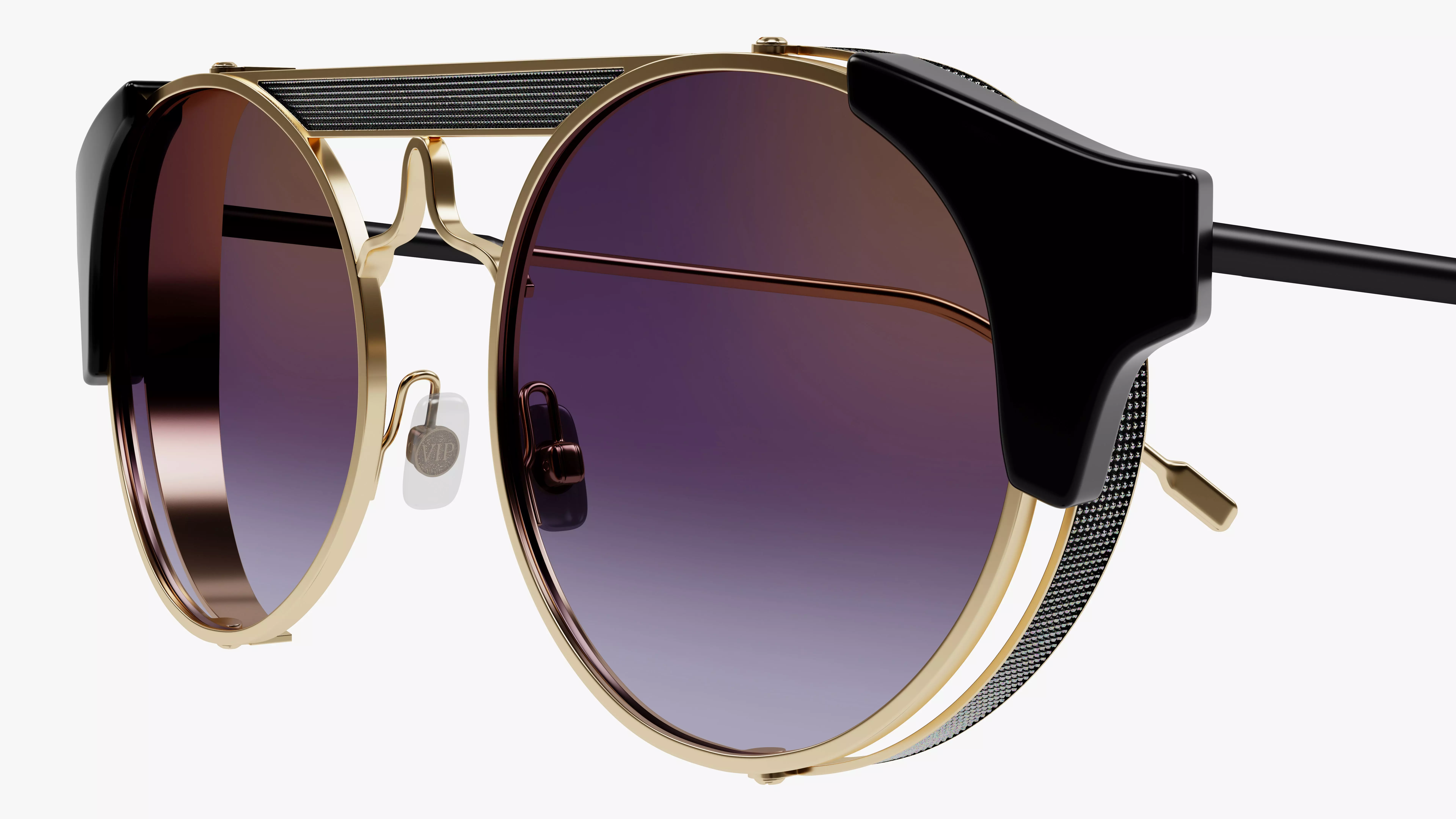 Luxury Sunglasses  - 4 Metal Variants - PBR  3D model_8