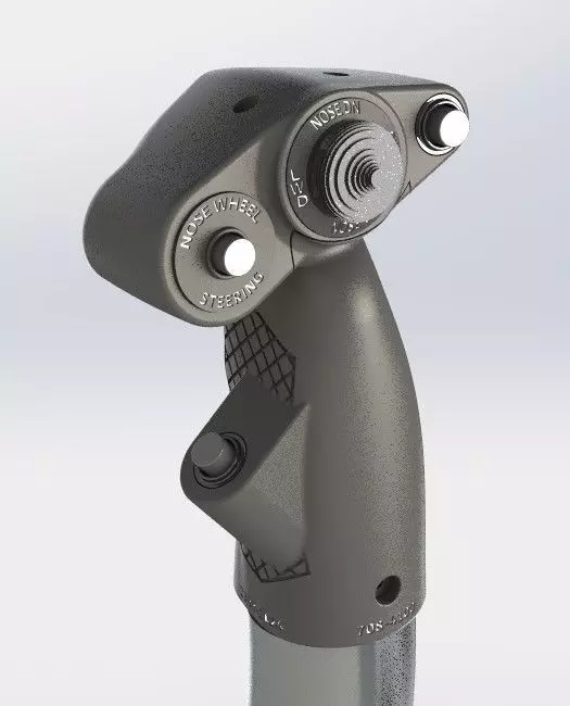 A-4E-c Skyhawk stick for PC simulation or memorabilia 3D print model