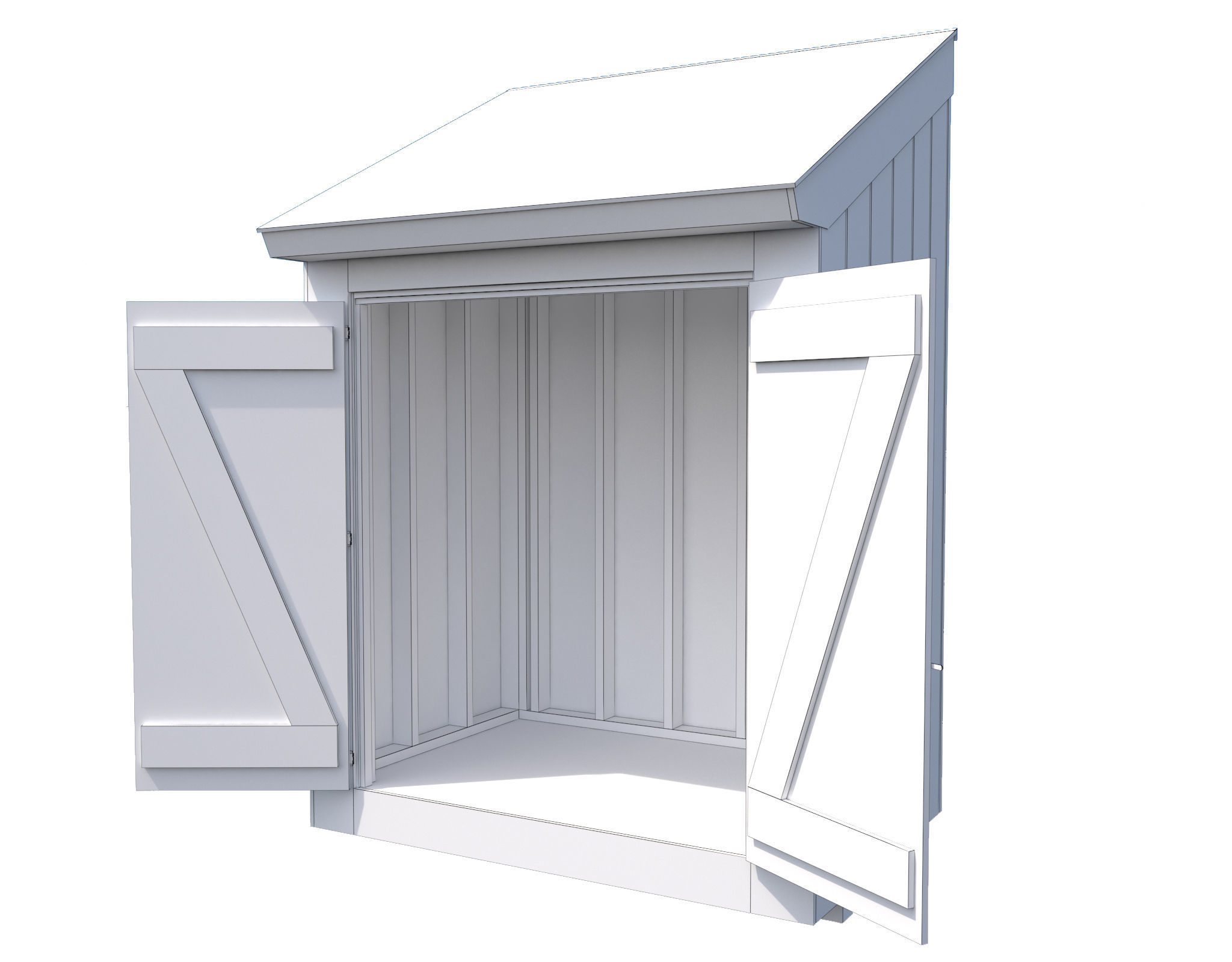 Shed-01 3D model_5