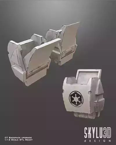 Clone Trooper BackPack 2025 One12 Scale STL Files