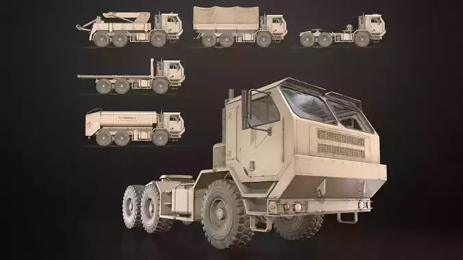 Military Truck V1 - Pack 1