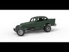 Vintage Dirt Modified stock car while turning Scale 1 to 25 3D print model_1
