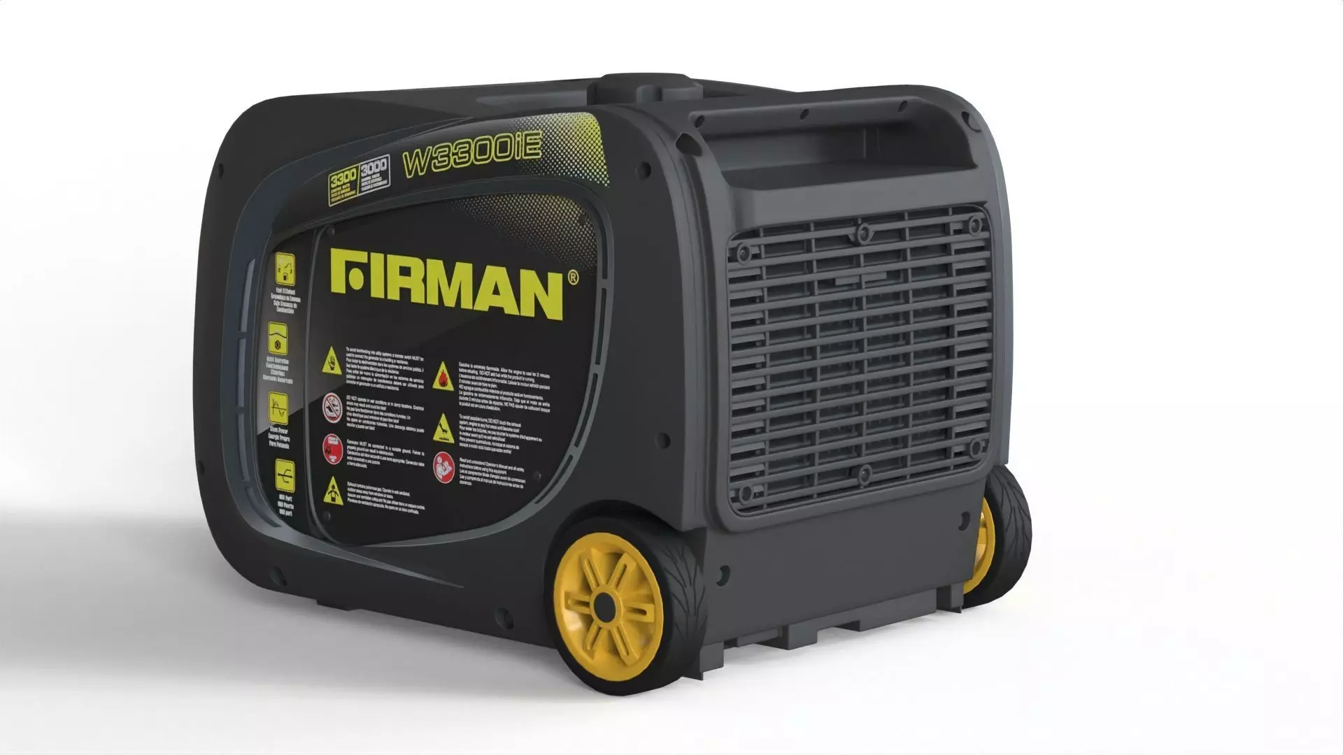 FIRMAN 3300 Inverter Portable Generator 3D model_7