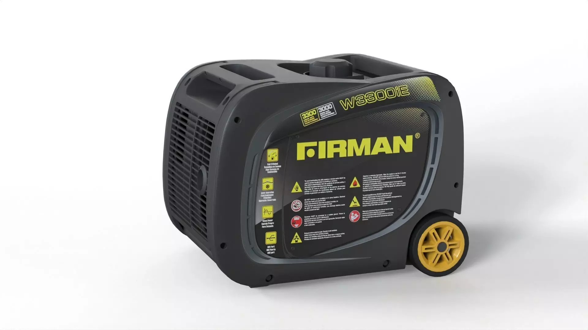 FIRMAN 3300 Inverter Portable Generator 3D model_3