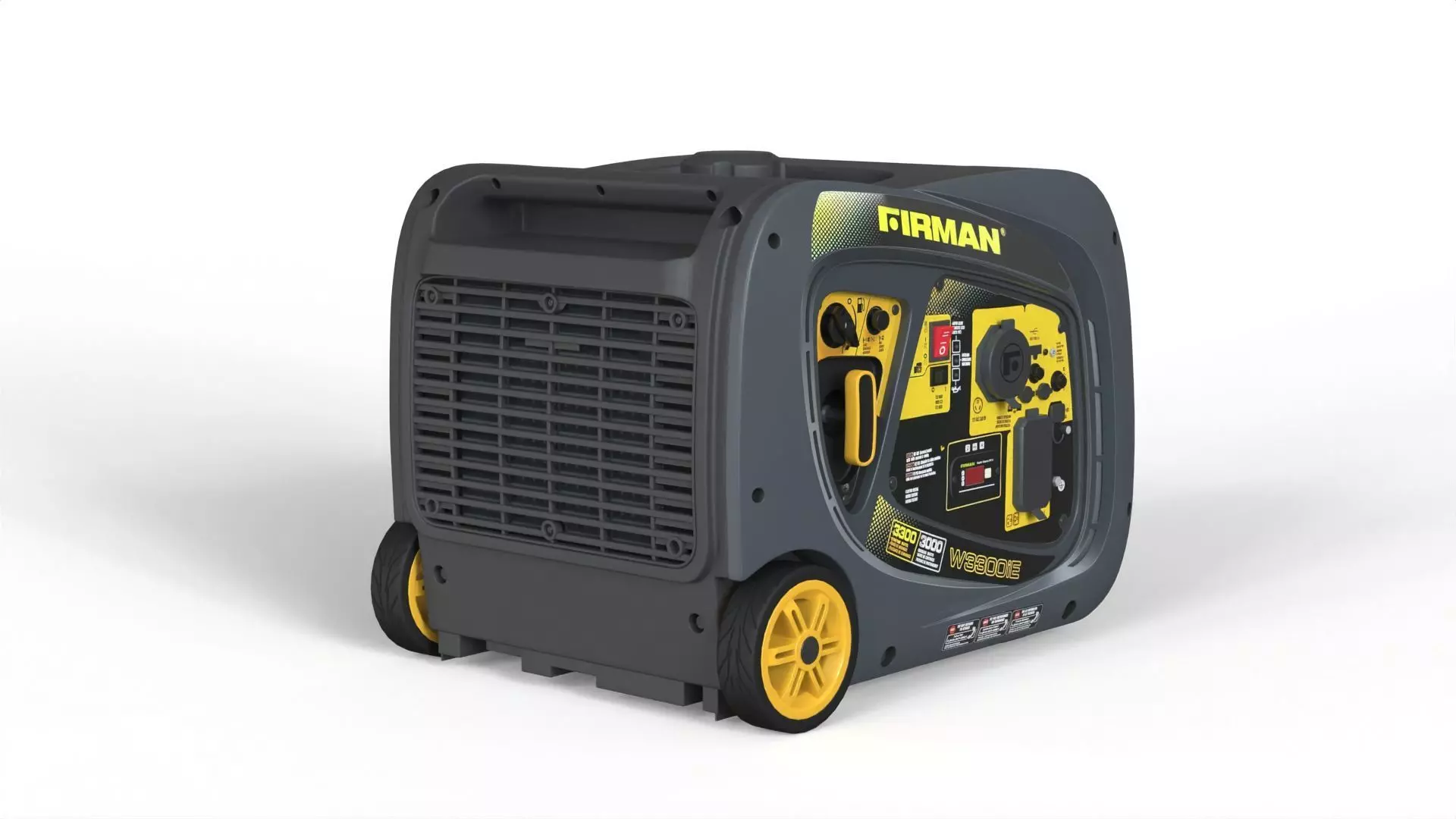 FIRMAN 3300 Inverter Portable Generator 3D model_5
