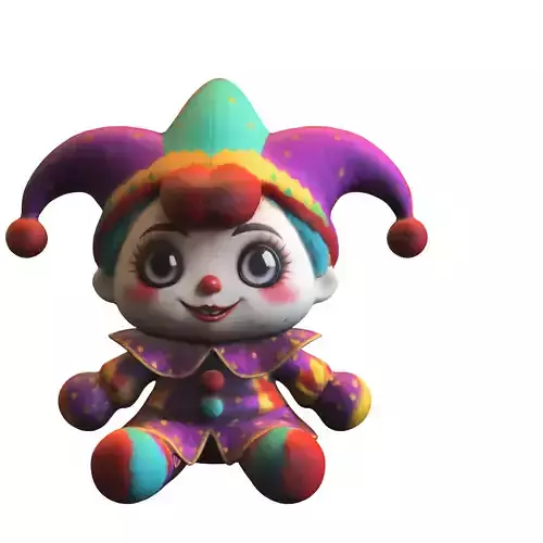 Whimsical Jester Doll