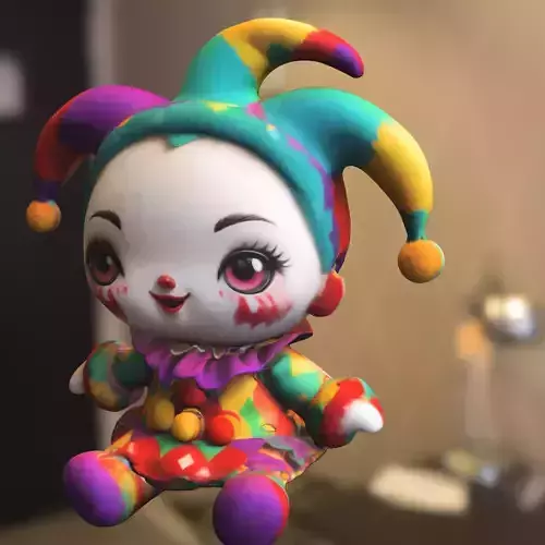 Colorful Plush Jester