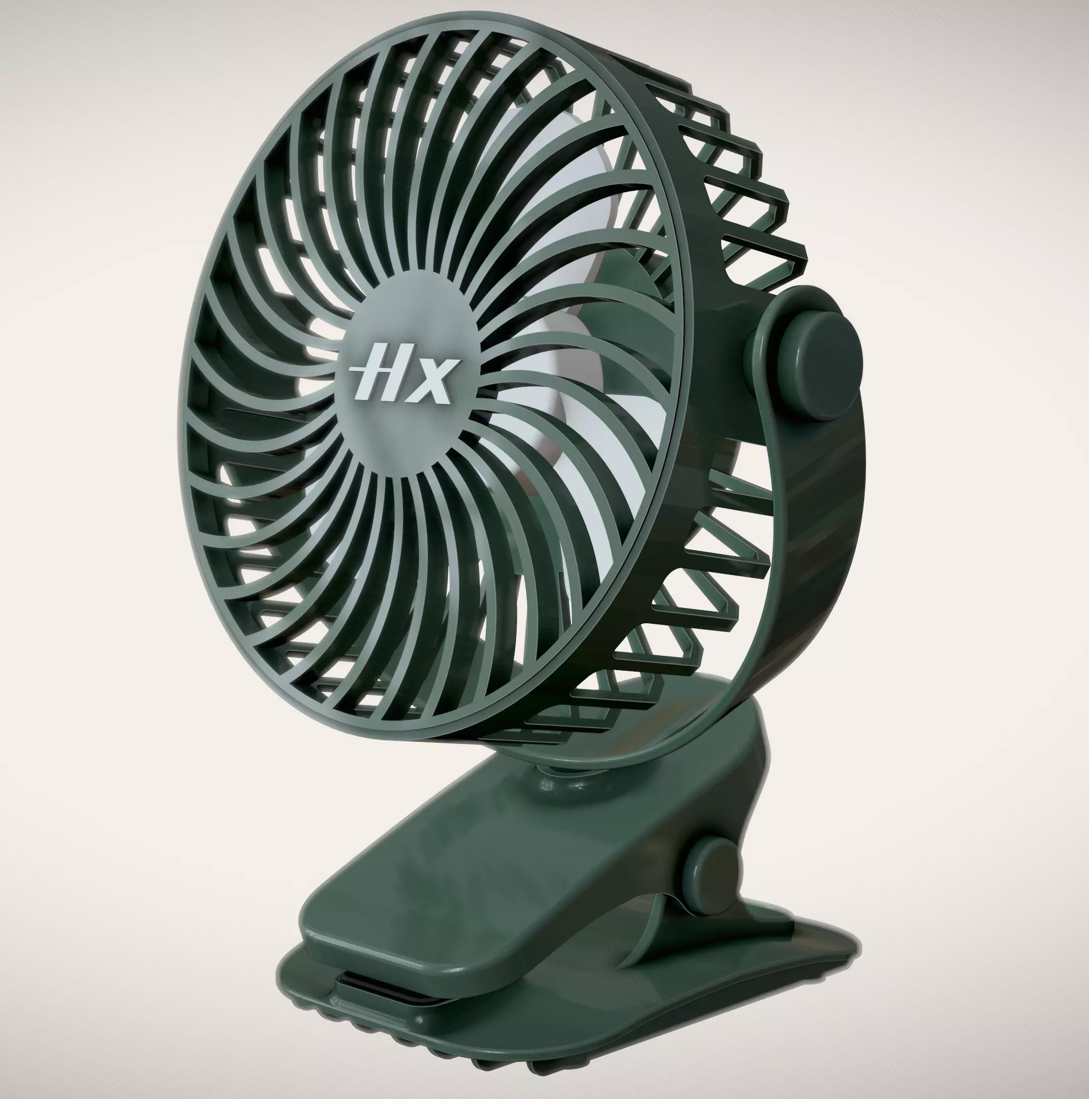 little fan 3D model_2