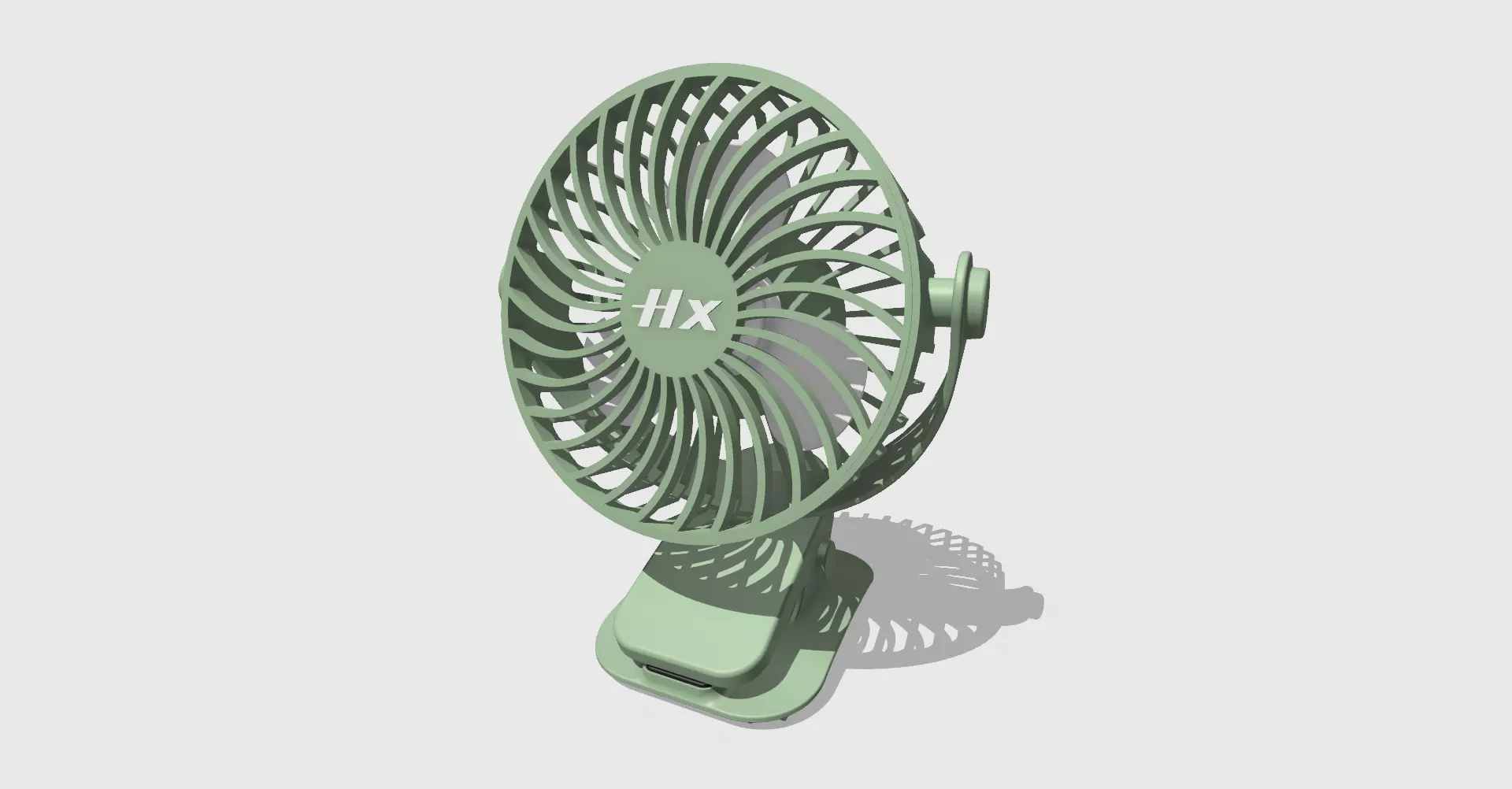 little fan 3D model_0