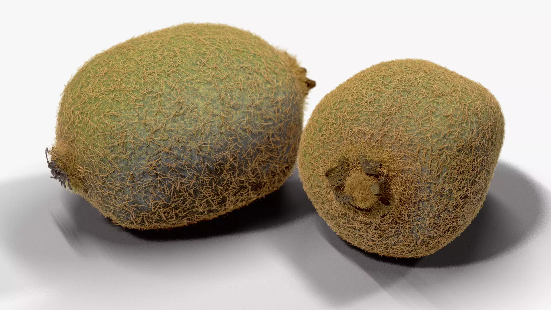 Realistic Kiwi Collection Low-poly 3D model_2