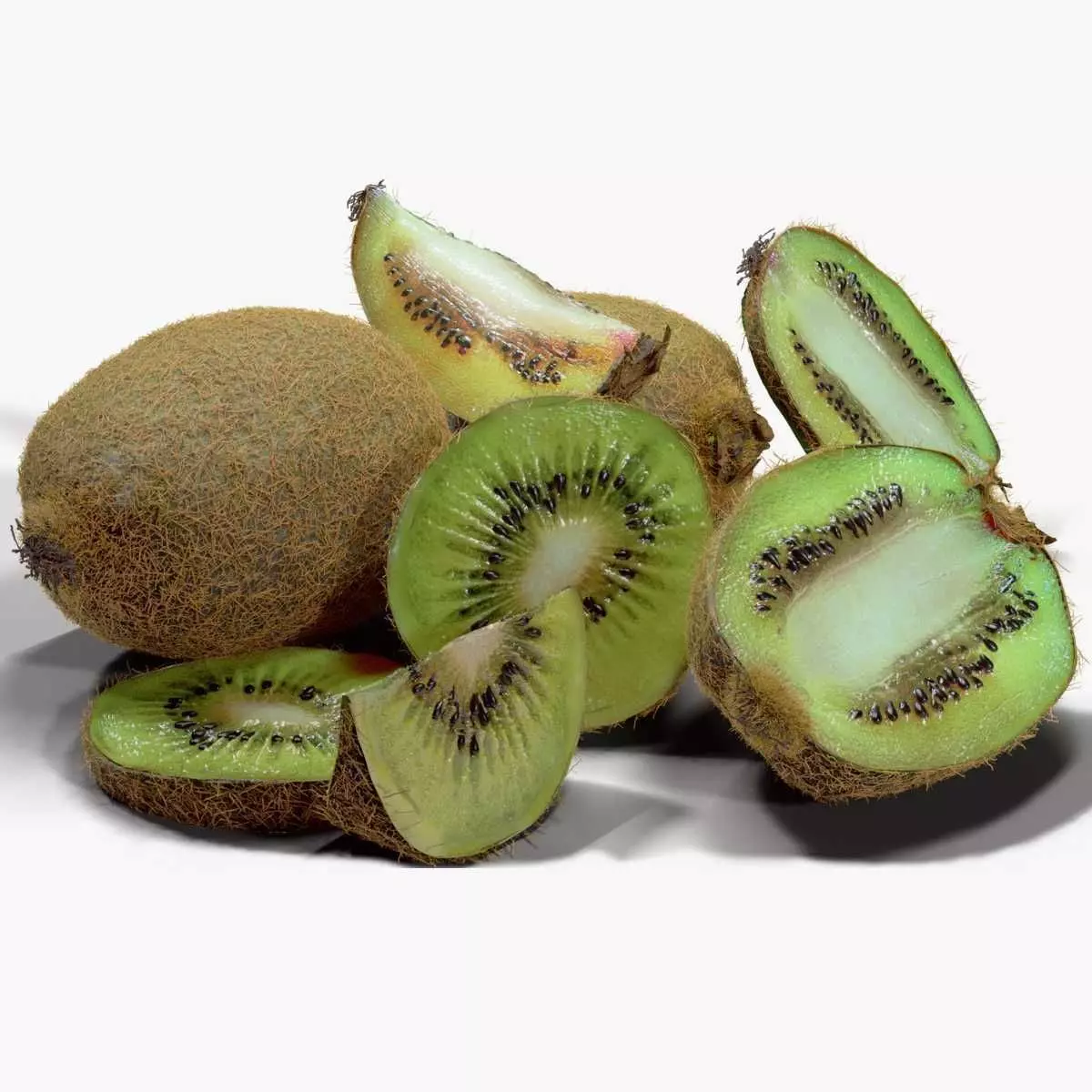 Realistic Kiwi Collection Low-poly 3D model_15