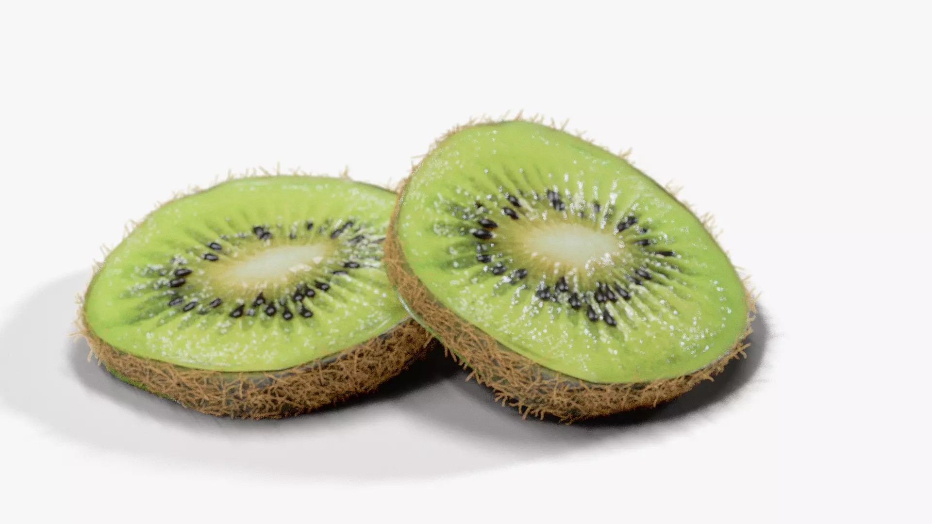 Realistic Kiwi Collection Low-poly 3D model_12