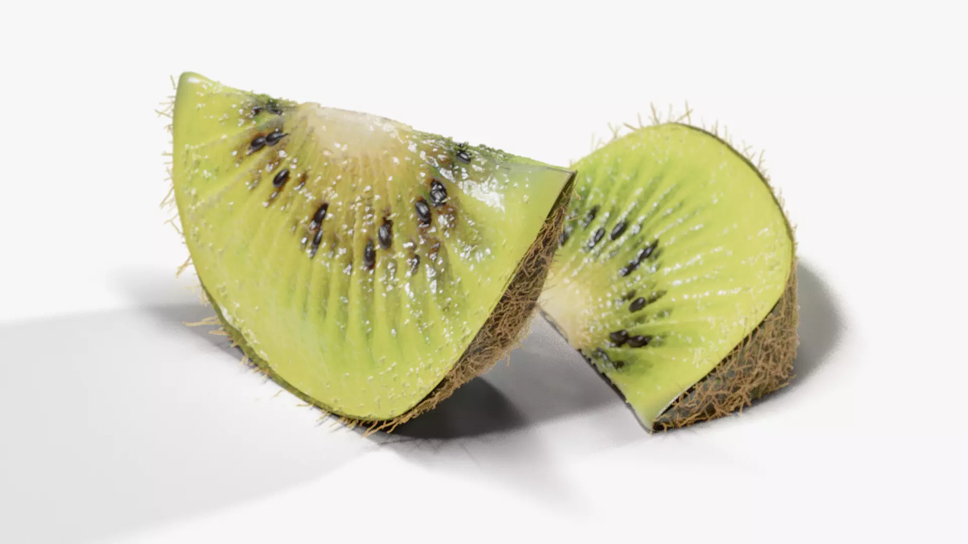 Realistic Kiwi Collection Low-poly 3D model_13