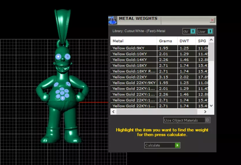 3D Animals Pendant 3D print model_6
