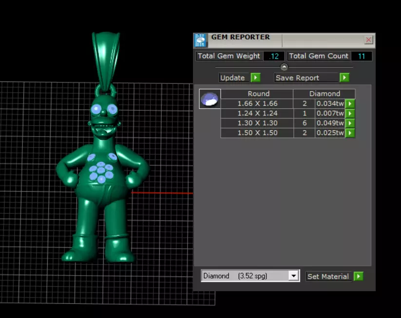 3D Animals Pendant 3D print model_5