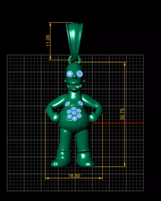 3D Animals Pendant 3D print model_3