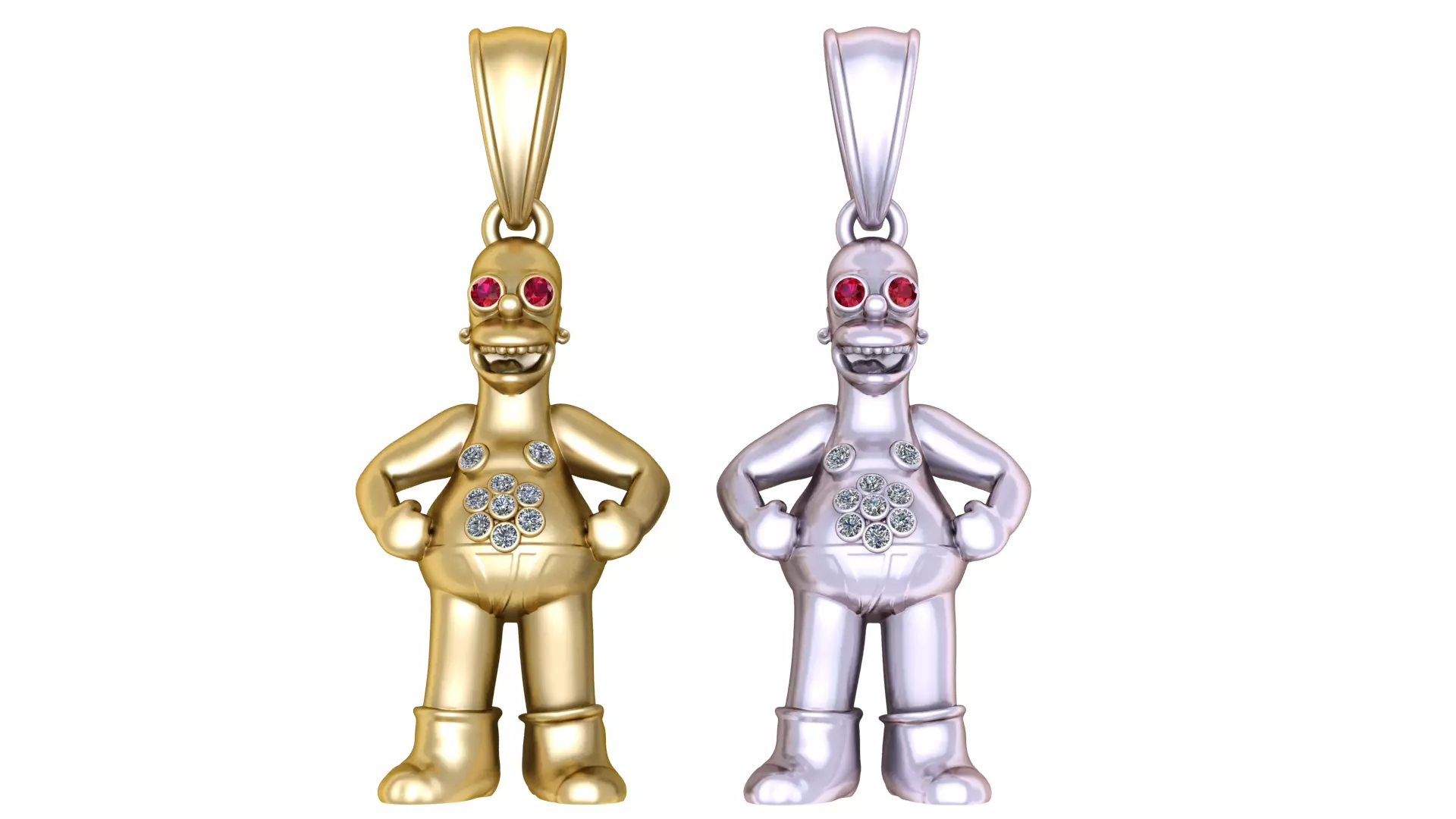 3D Animals Pendant 3D print model_0