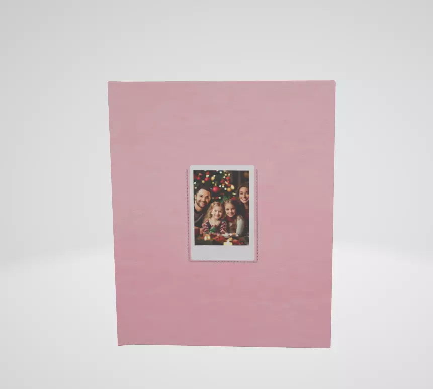 2 Pack Photo Album for Fujifilm Instax Mini Camera Low-poly 3D model