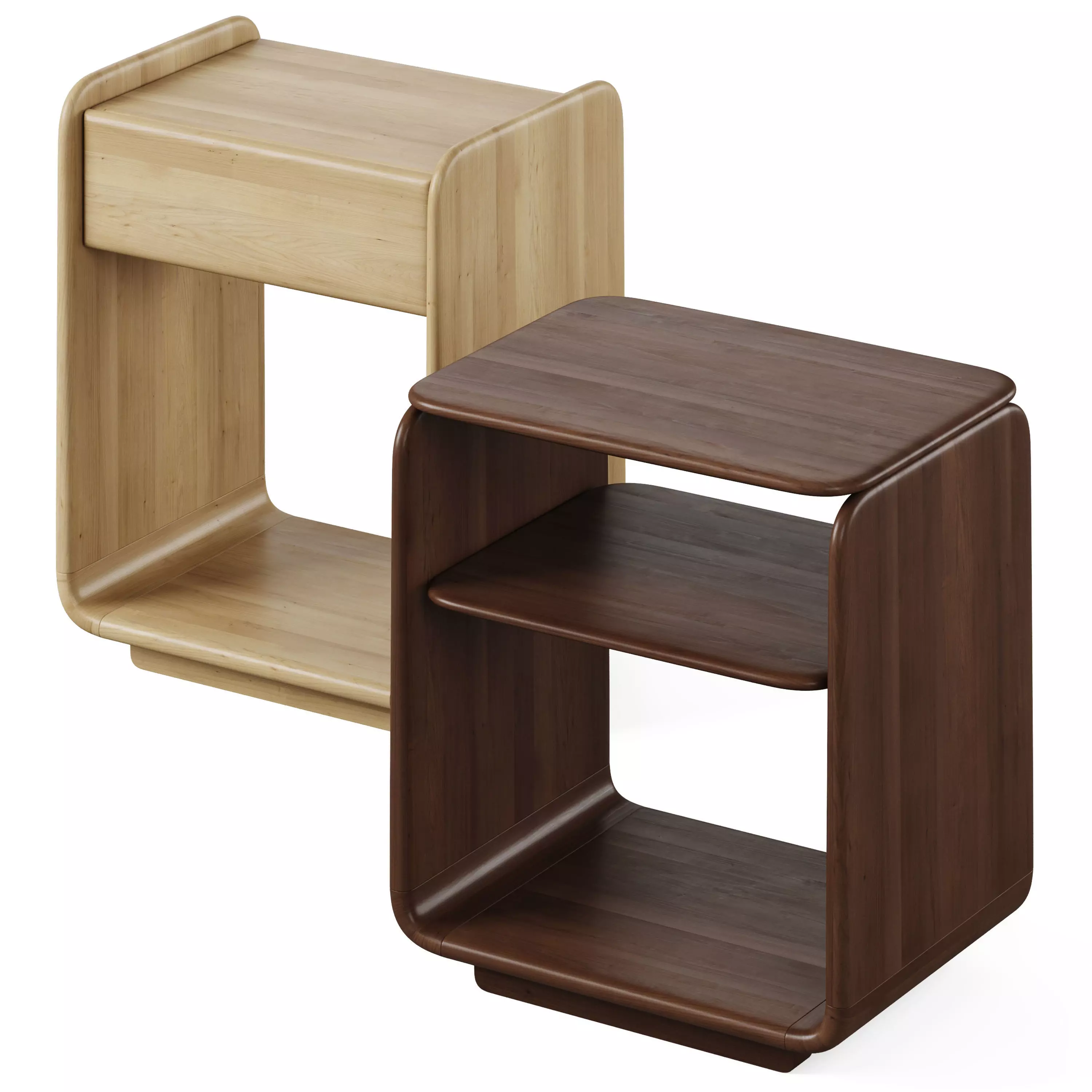 Bedside table Tinsley by Sklum 3D model_4